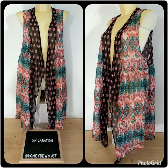 Xhilaration Tops - 🌹5/25🌹• Xhilaration • NWT Sheer Cardigan